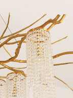 Haverune Glass Chandelier-Moonnatur