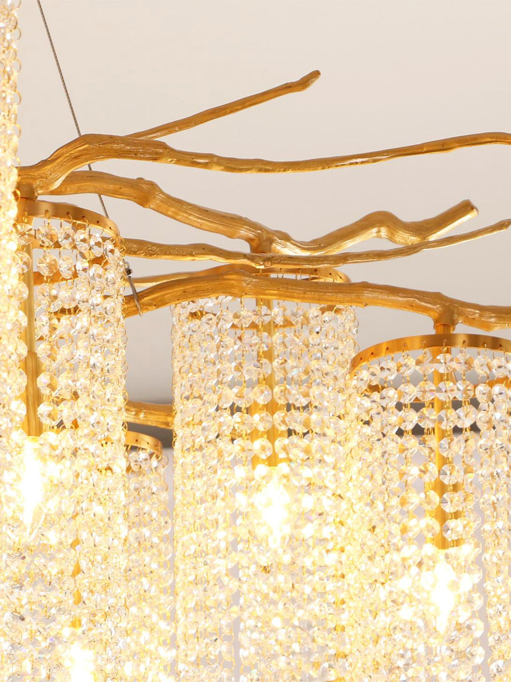 Haverune Glass Chandelier-Moonnatur