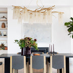 Haverune Glass Chandelier-Moonnatur