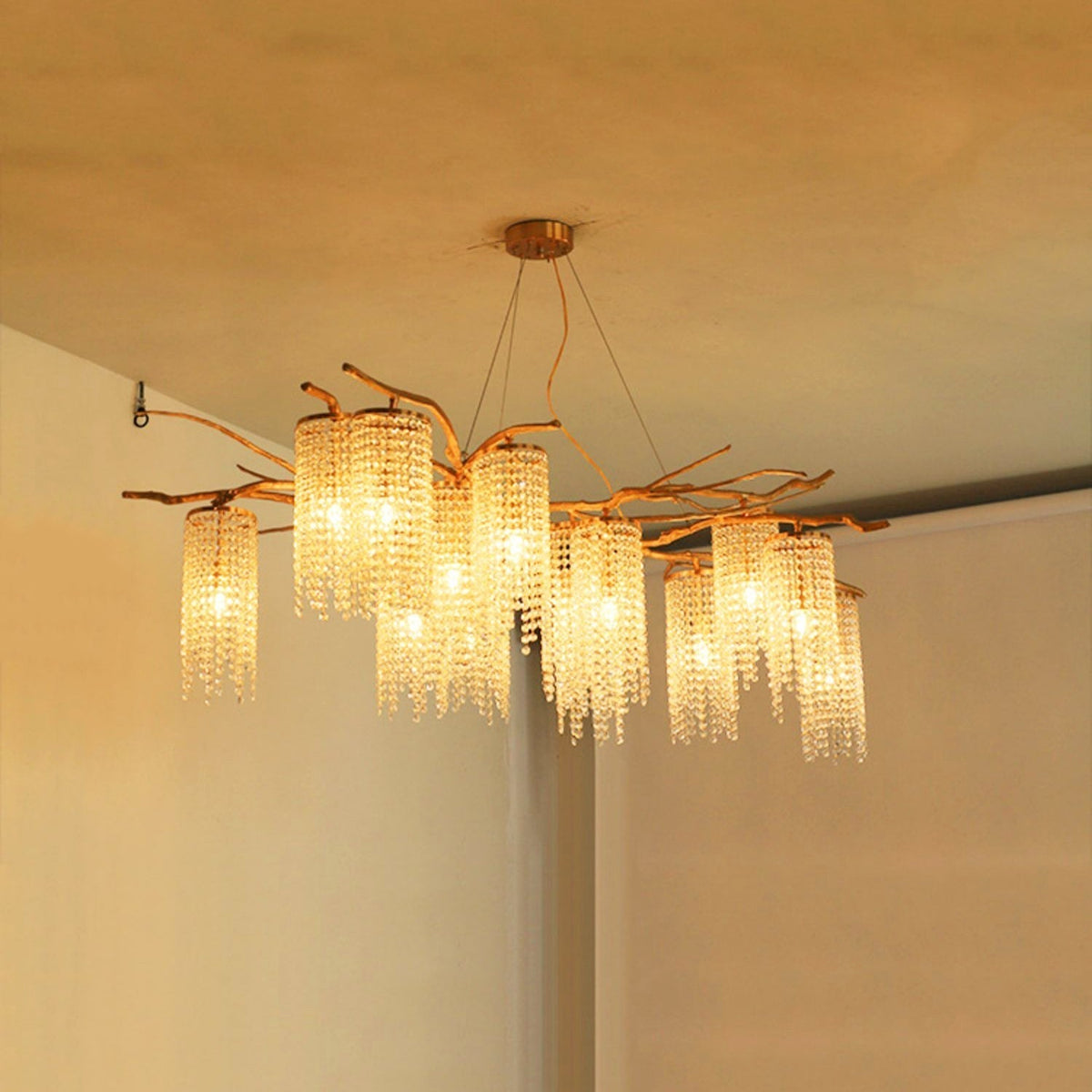 Haverune Glass Chandelier-Moonnatur