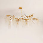 Haverune Glass Chandelier-Moonnatur