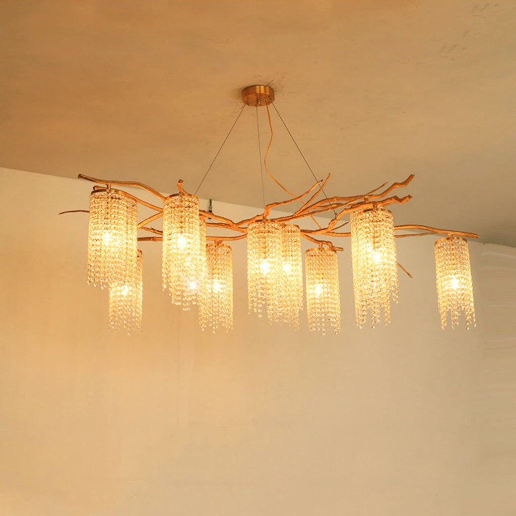 Haverune Glass Chandelier-Moonnatur