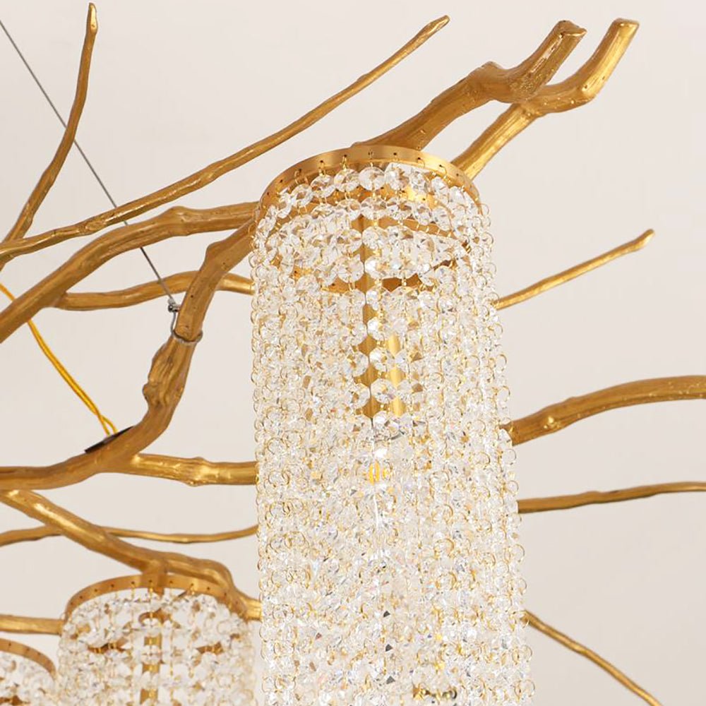 Haverune Glass Chandelier-Moonnatur