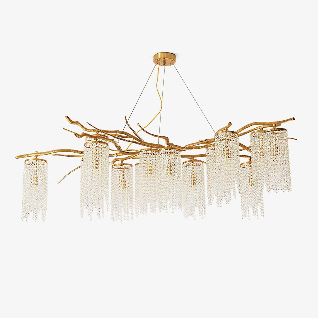 Haverune Glass Chandelier-Moonnatur