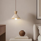 Wilvenlark Travertine Pendant Light-Moonnatur
