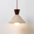 Wilvenlark Travertine Pendant Light-Moonnatur