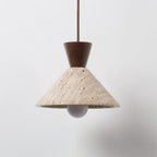 Wilvenlark Travertine Pendant Light-Moonnatur