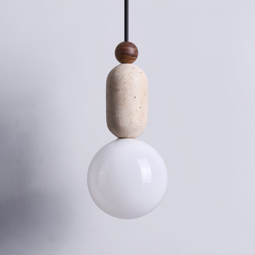 Marvengrove Travertine Pendant Light-Moonnatur