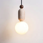 Marvengrove Travertine Pendant Light-Moonnatur