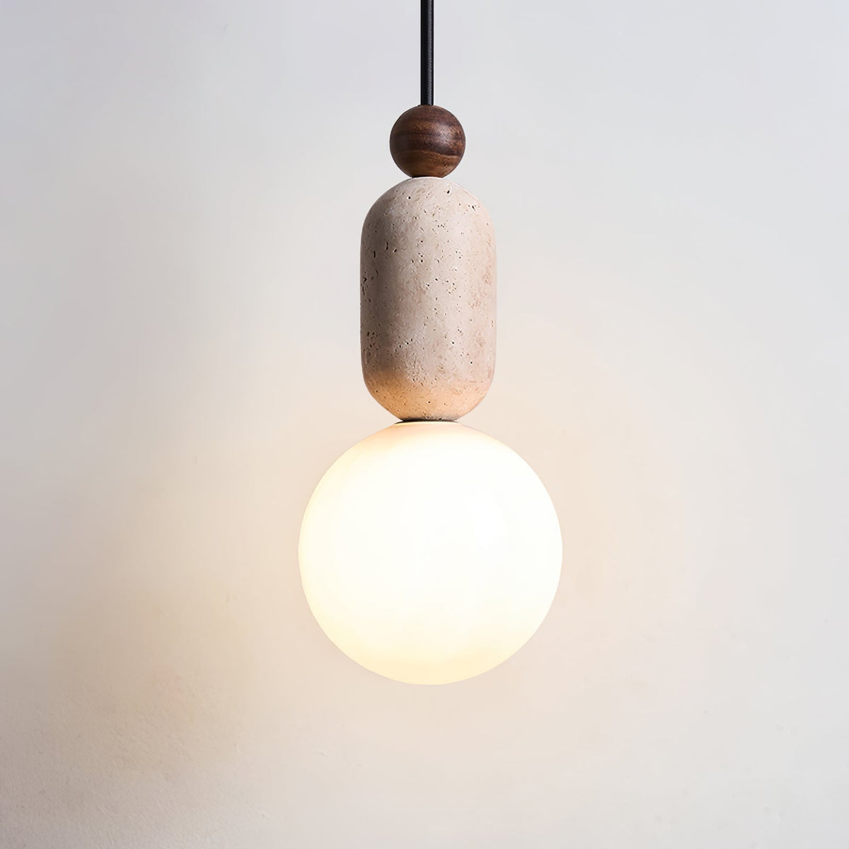 Marvengrove Travertine Pendant Light-Moonnatur