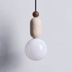 Marvengrove Travertine Pendant Light-Moonnatur