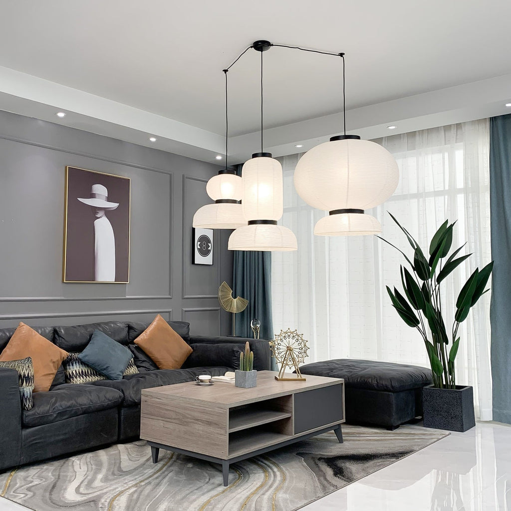 Kestelle Paper Pendant Light-Moonnatur