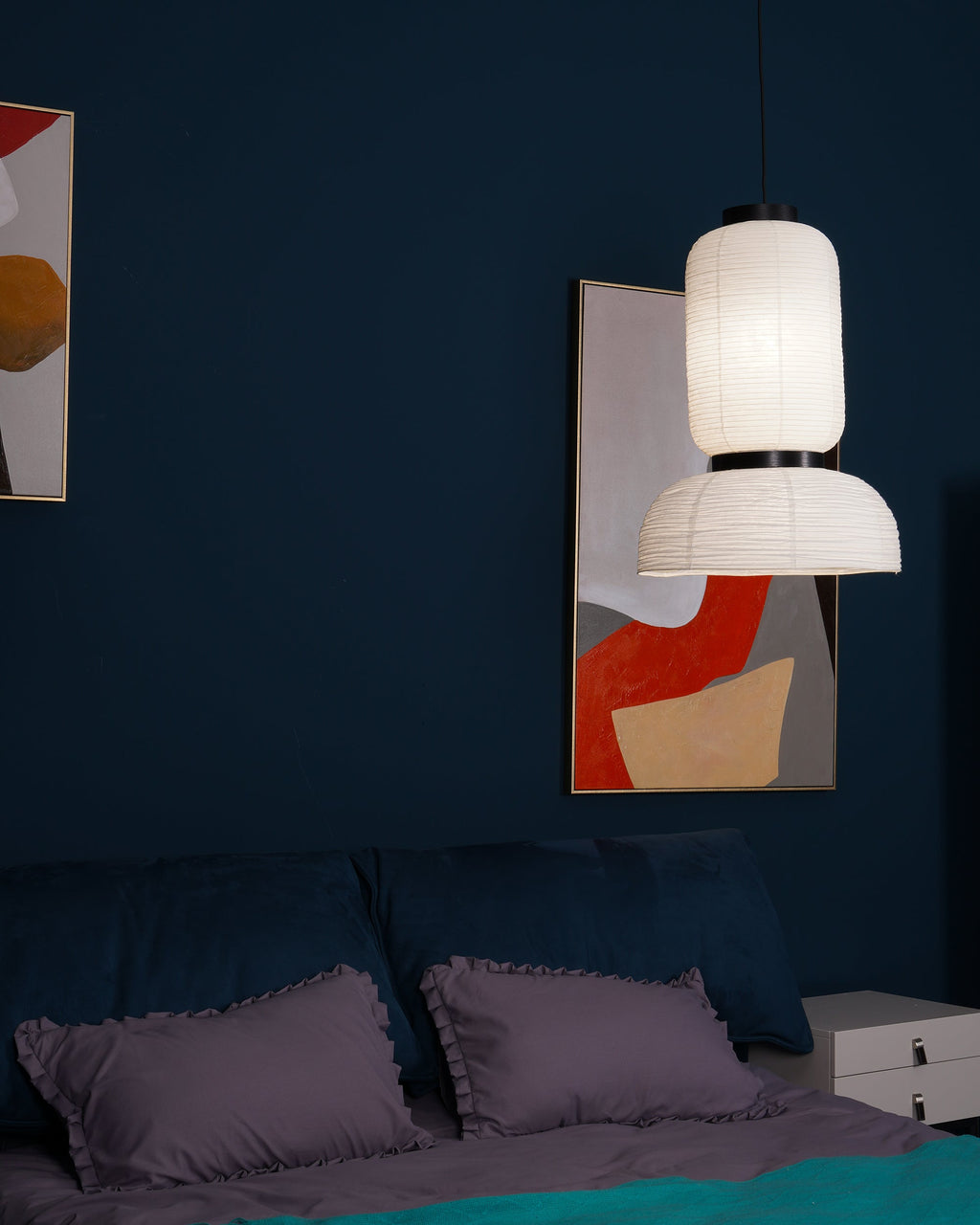 Kestelle Paper Pendant Light-Moonnatur