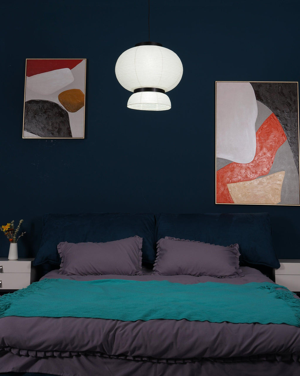 Kestelle Paper Pendant Light-Moonnatur