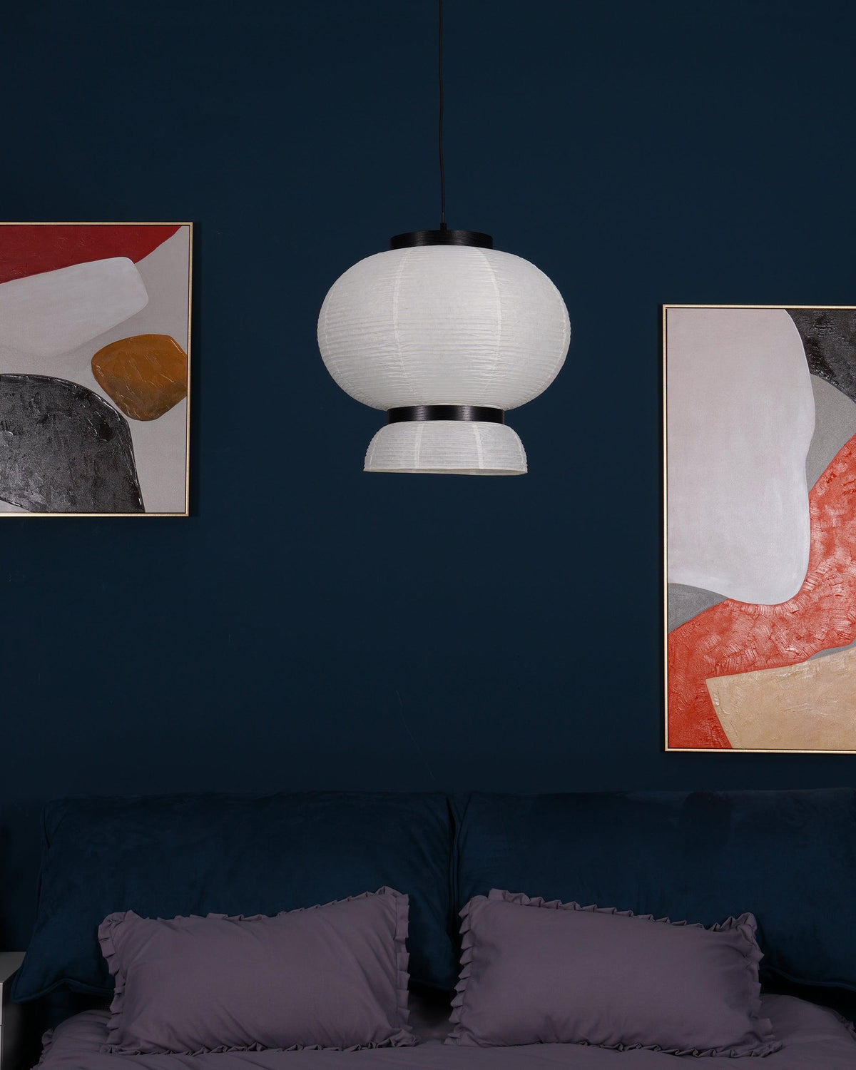 Kestelle Paper Pendant Light-Moonnatur