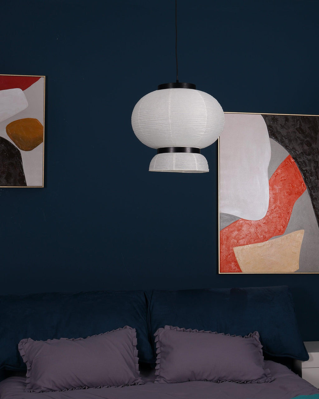 Kestelle Paper Pendant Light-Moonnatur