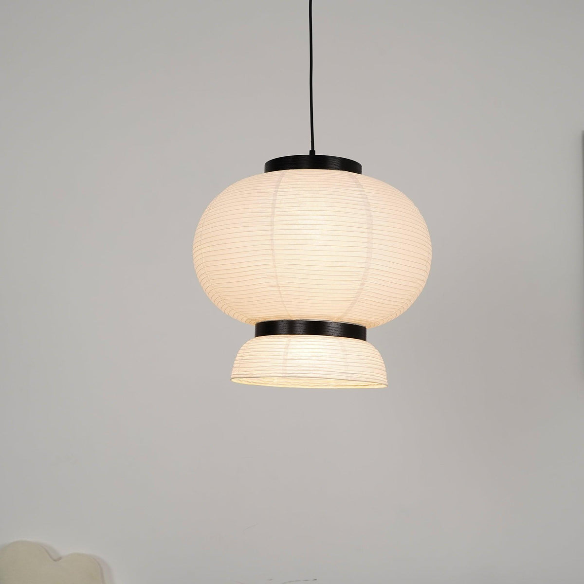 Kestelle Paper Pendant Light-Moonnatur