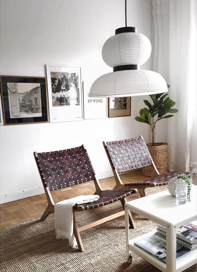 Kestelle Paper Pendant Light-Moonnatur