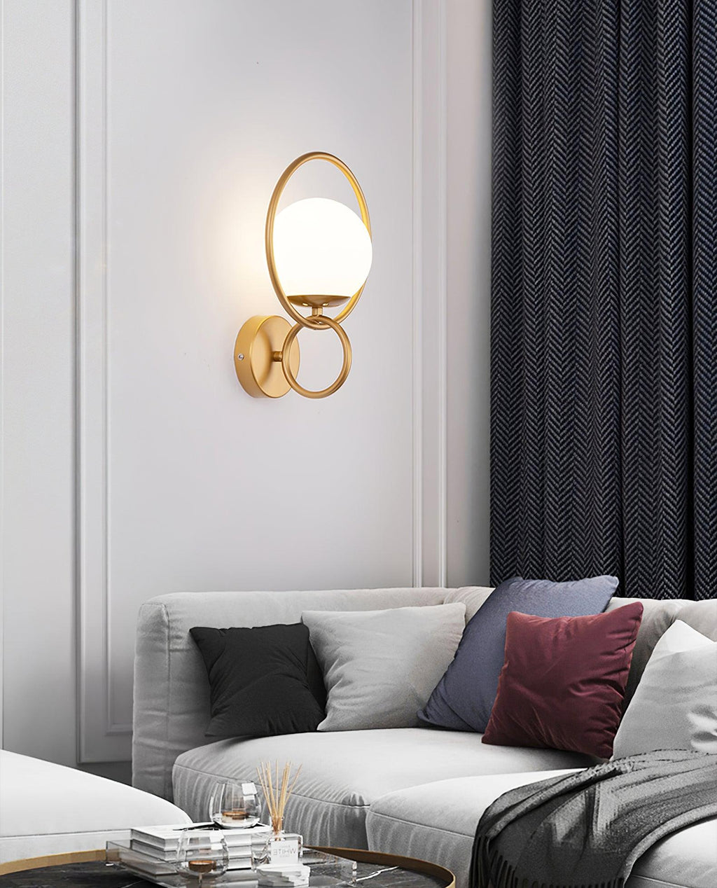 Rardenis Glass Wall Light-Moonnatur