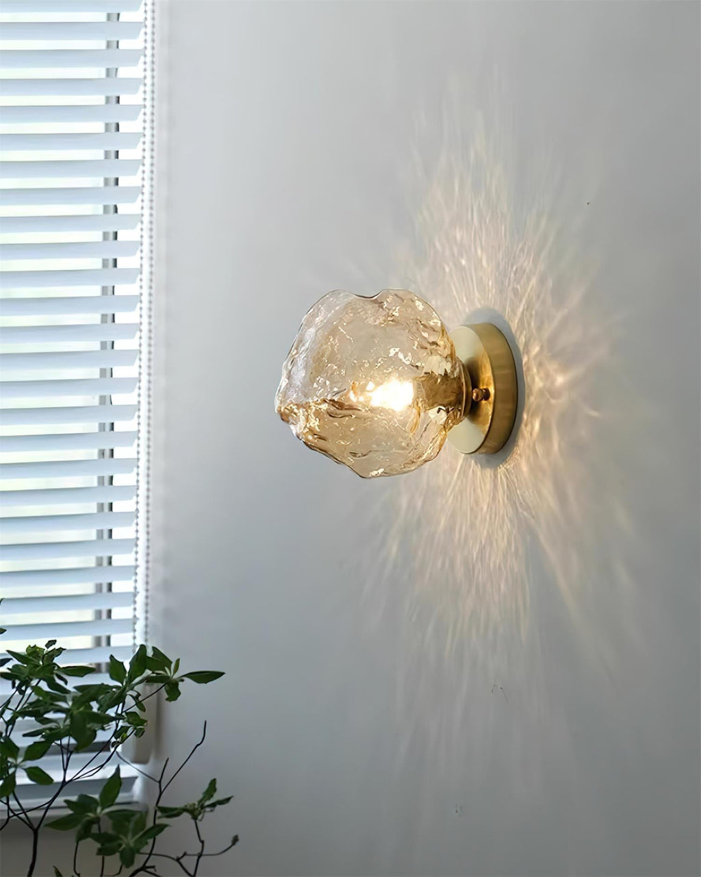 Orenora Glass Wall Light-Moonnatur