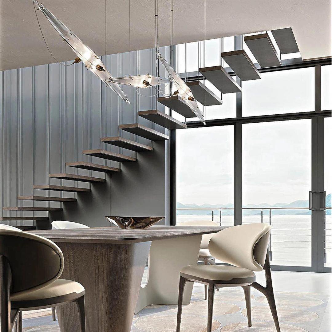 Lavenina Acrylic Pendant Light-Moonnatur