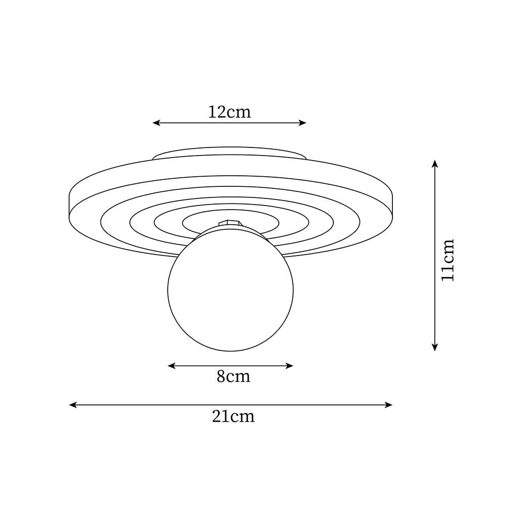 Morrelis Resin Ceiling Light-Moonnatur