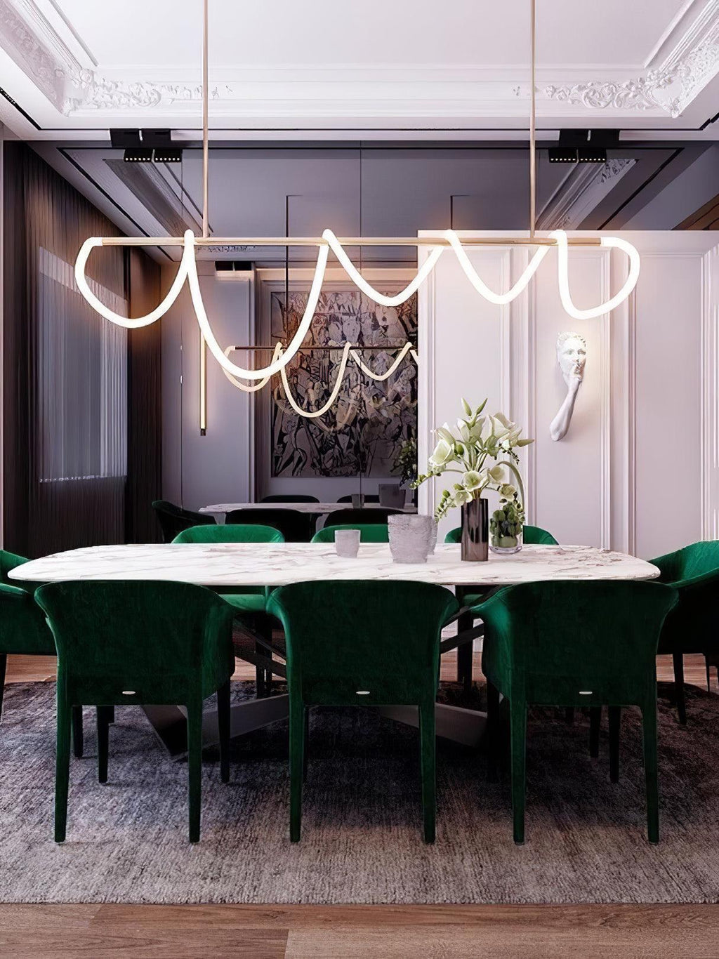 Curavelle Silicone Chandelier-Moonnatur