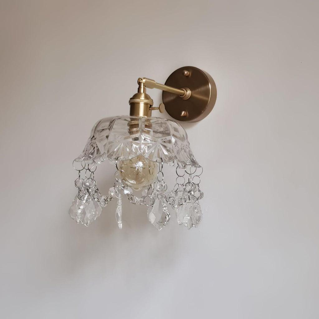 Qisara Crystal Wall Light-Moonnatur