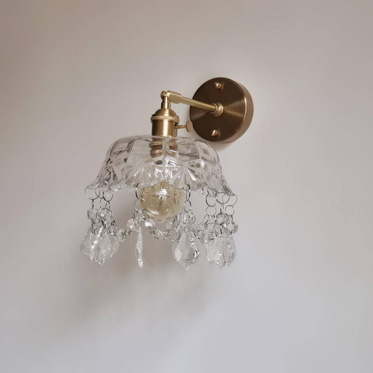 Qisara Crystal Wall Light-Moonnatur