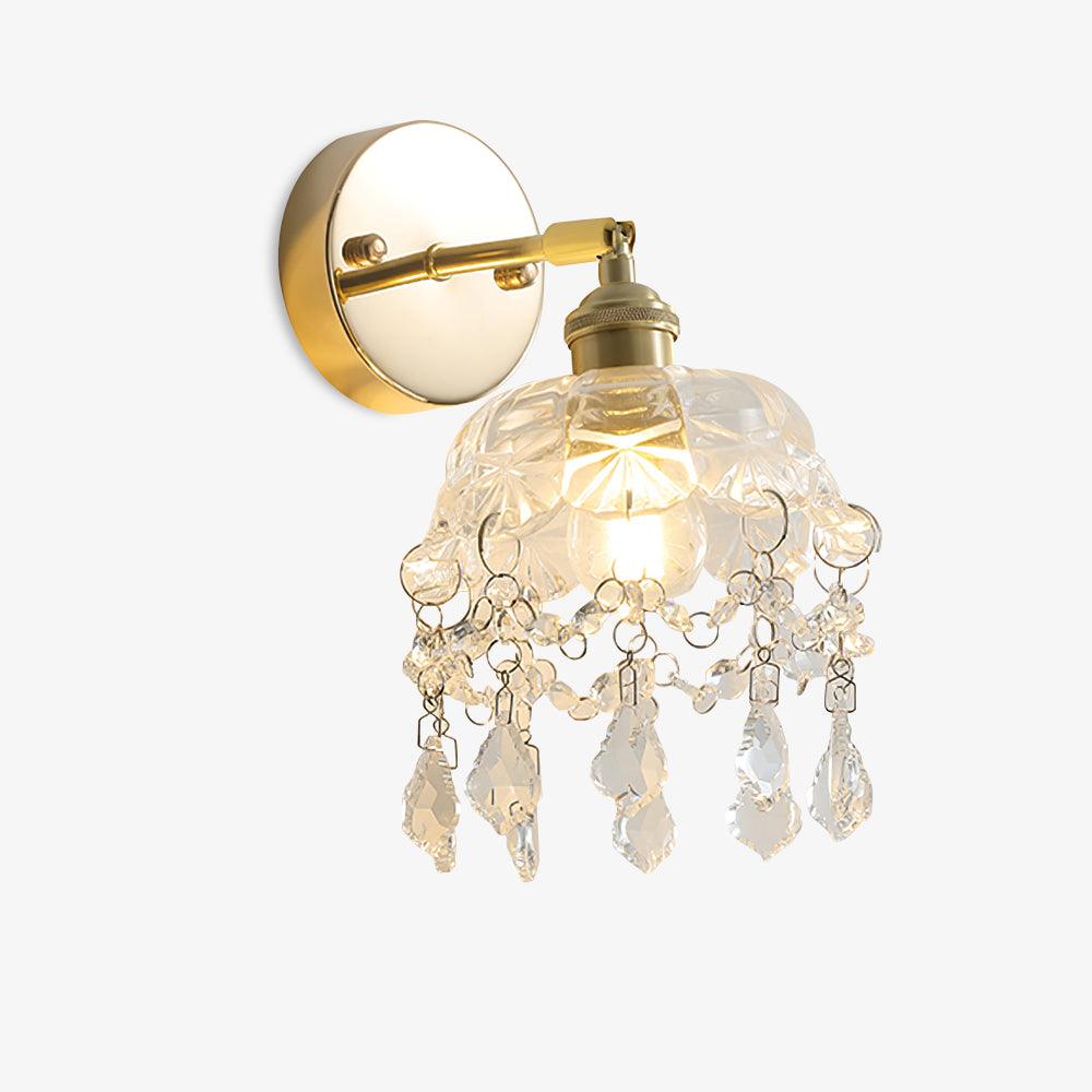 Qisara Crystal Wall Light-Moonnatur