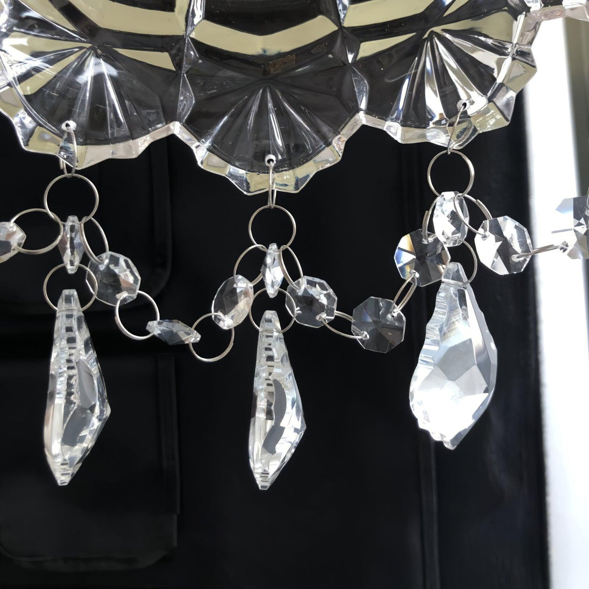 Qisara Crystal Wall Light-Moonnatur