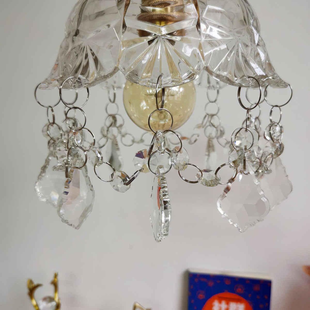Qisara Crystal Wall Light-Moonnatur