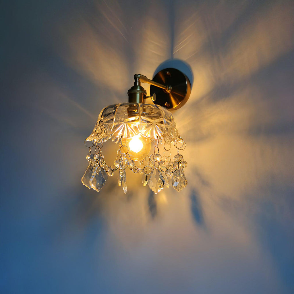 Qisara Crystal Wall Light-Moonnatur