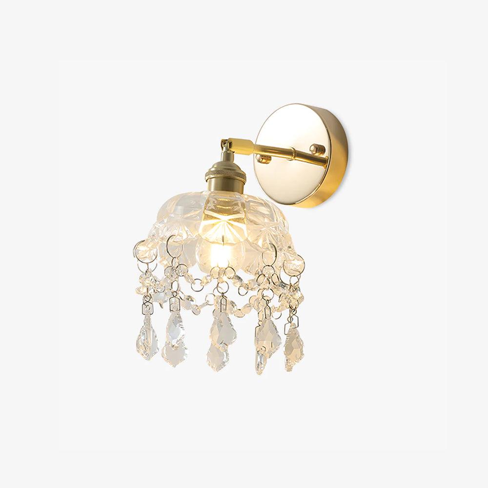 Qisara Crystal Wall Light-Moonnatur