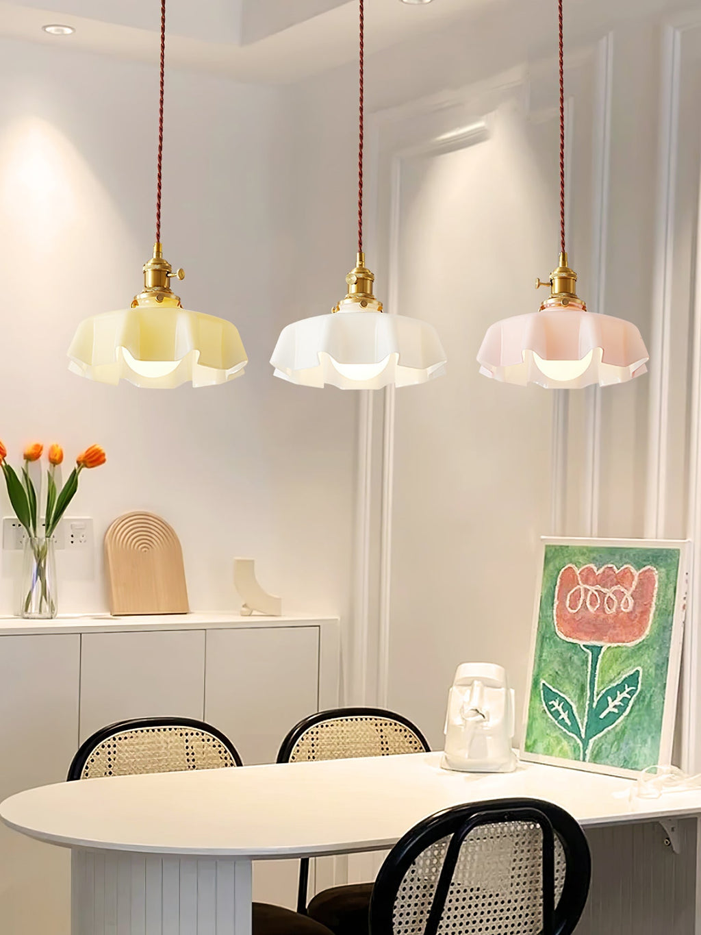 Darrowiel Glass Pendant Light-Moonnatur