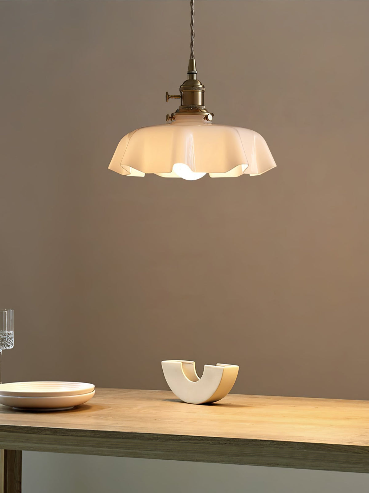 Darrowiel Glass Pendant Light-Moonnatur