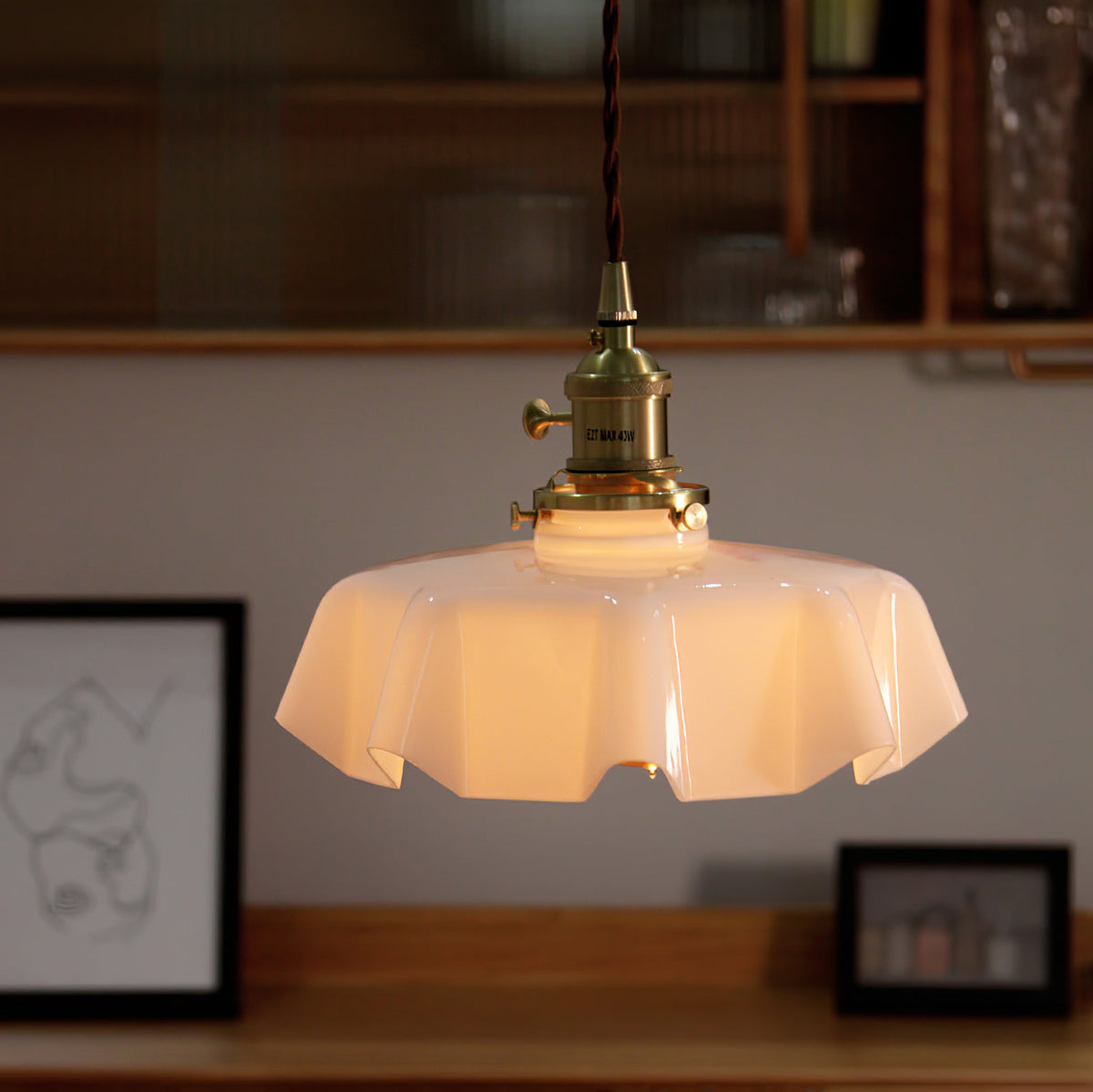 Marvenevia Glass Pendant Light-Moonnatur