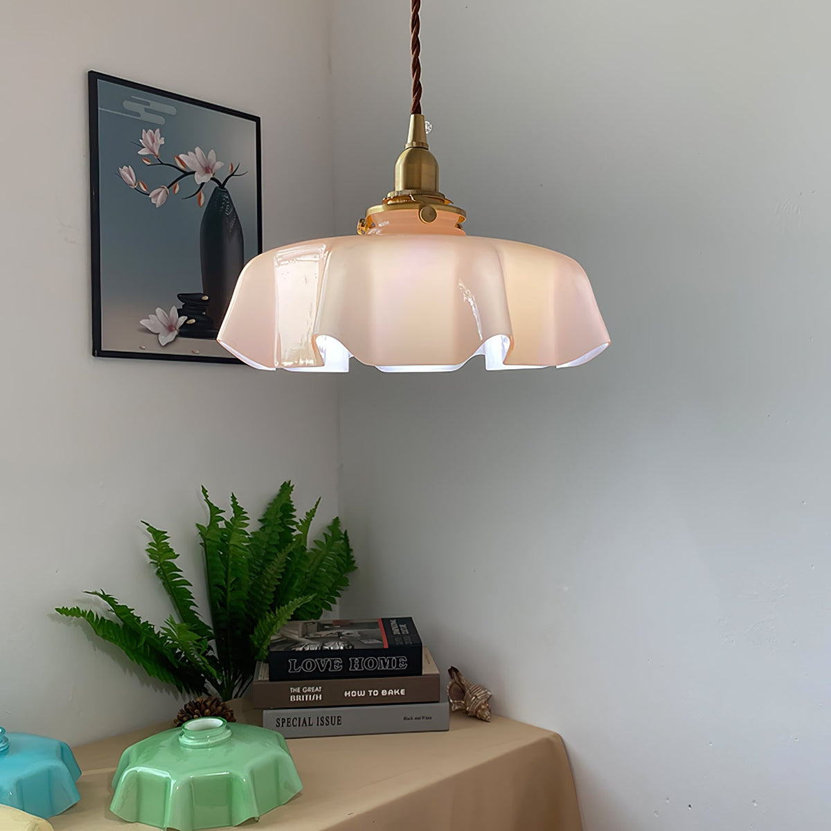 Marvenevia Glass Pendant Light-Moonnatur