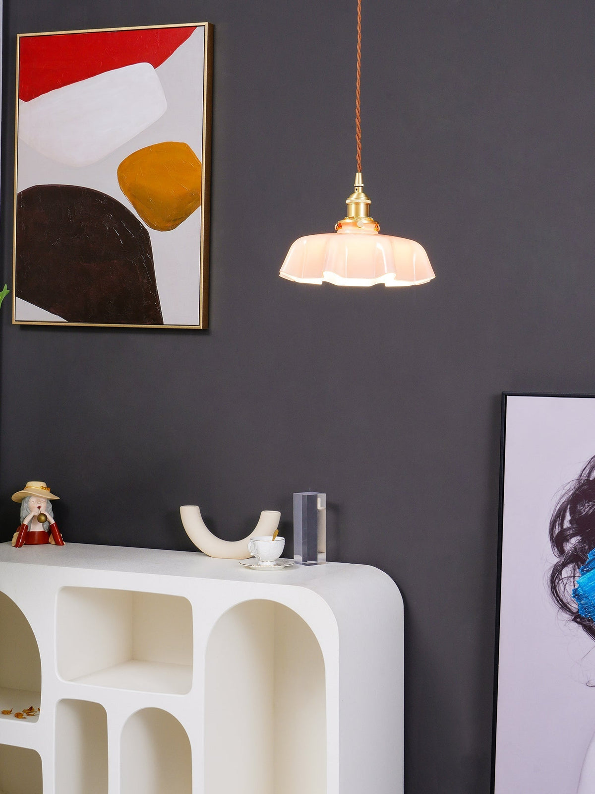 Darrowiel Glass Pendant Light-Moonnatur