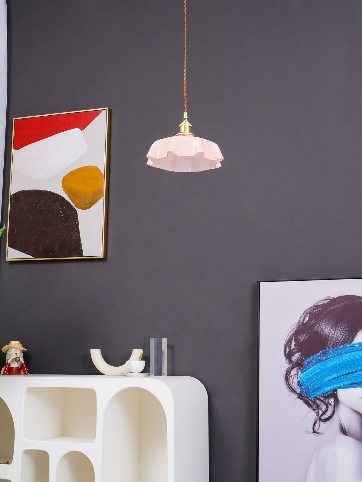 Darrowiel Glass Pendant Light-Moonnatur