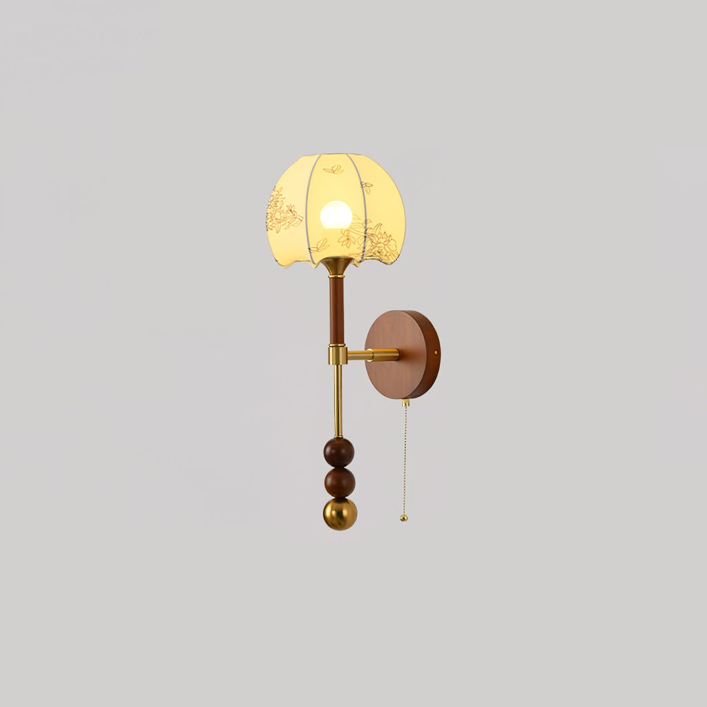 Ysolia Wood Wall Lamp-Moonnatur