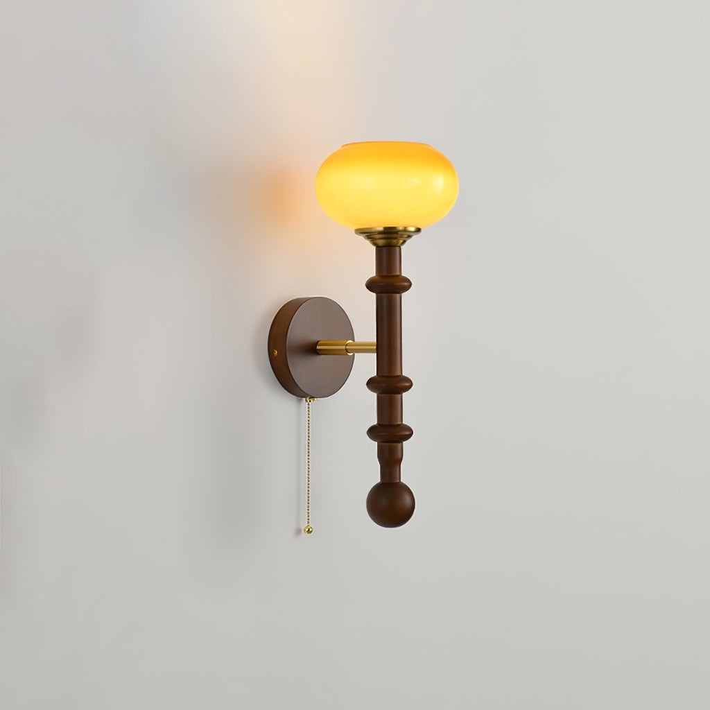 Ysolia Wood Wall Lamp-Moonnatur