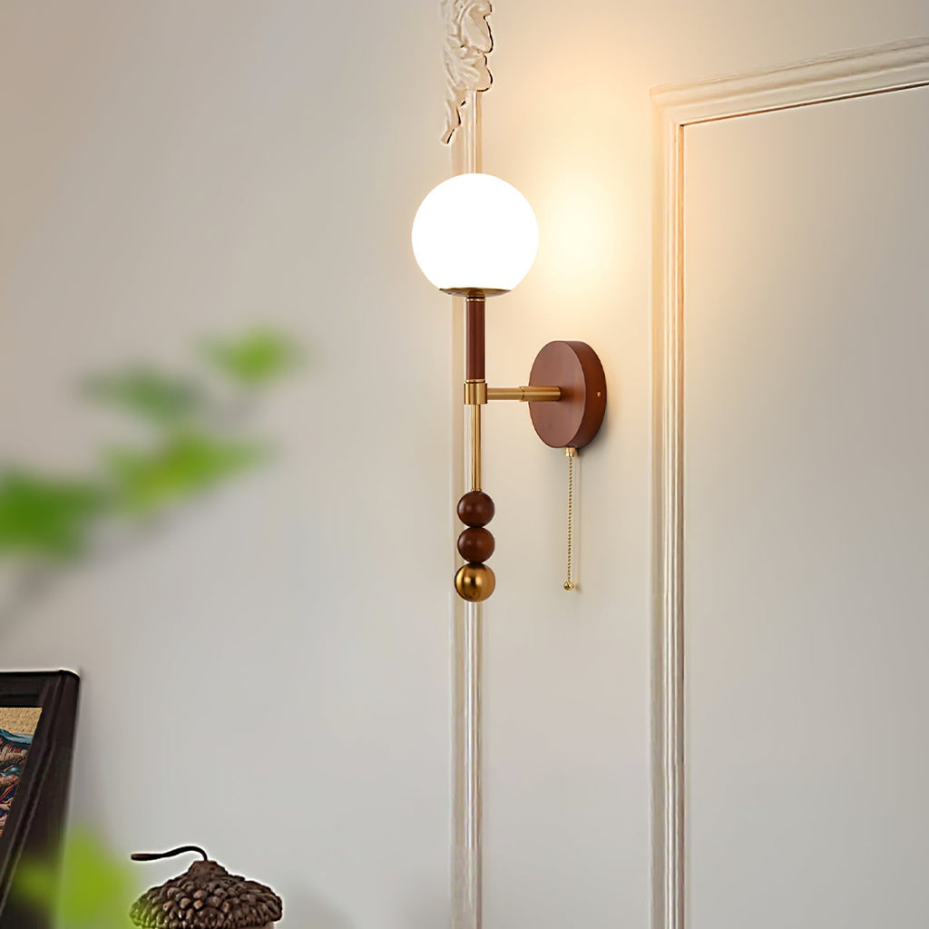 Ysolia Wood Wall Lamp-Moonnatur