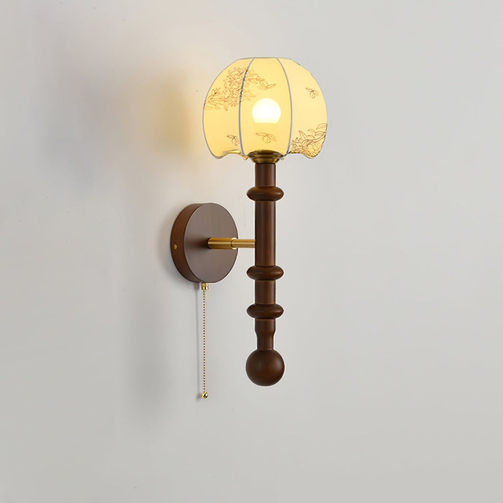 Ysolia Wood Wall Lamp-Moonnatur