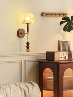 Ysolia Wood Wall Lamp-Moonnatur
