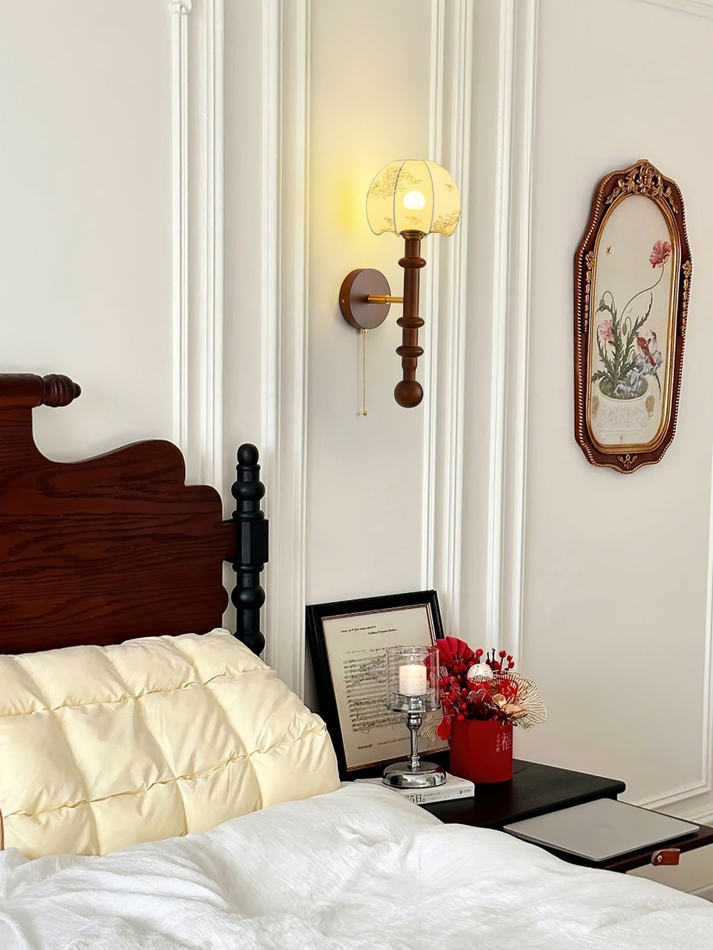 Ysolia Wood Wall Lamp-Moonnatur