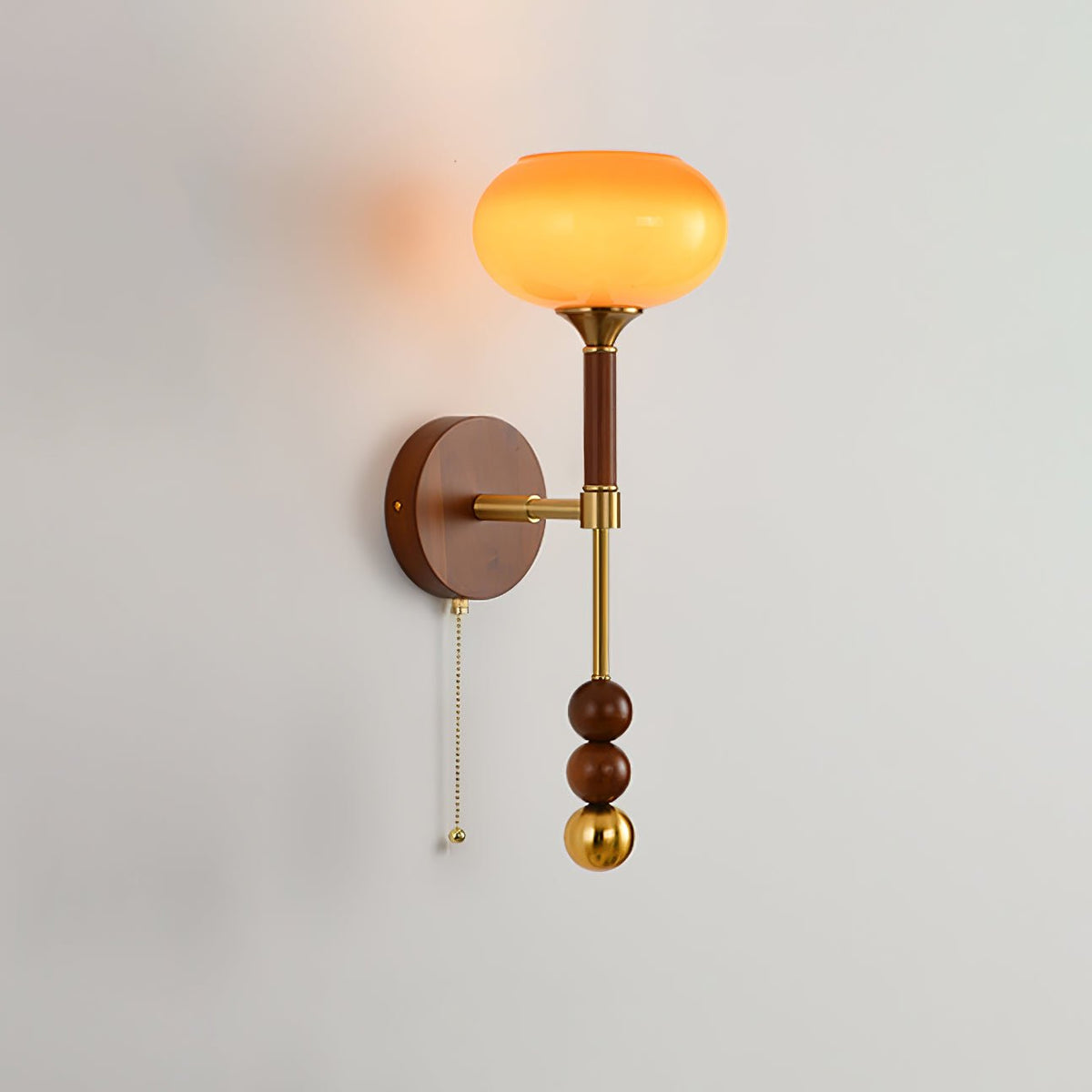 Ysolia Wood Wall Lamp-Moonnatur