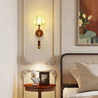 Ysolia Wood Wall Lamp-Moonnatur