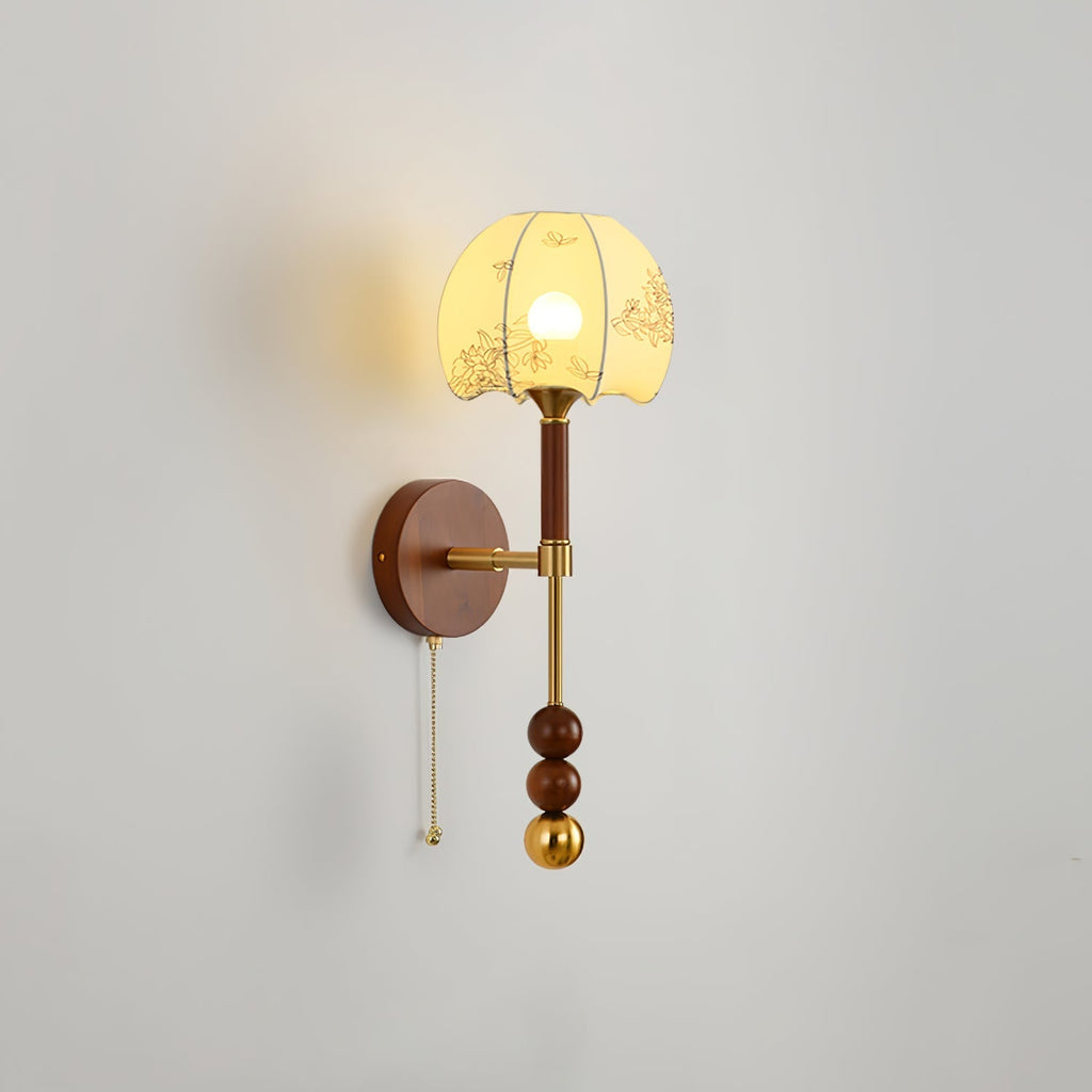 Ysolia Wood Wall Lamp-Moonnatur