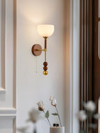 Ysolia Wood Wall Lamp-Moonnatur